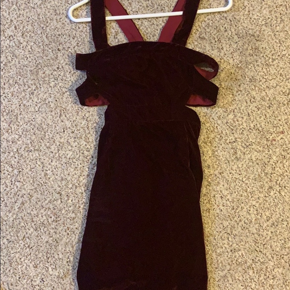 Forever 21 Red Velvet Dress
